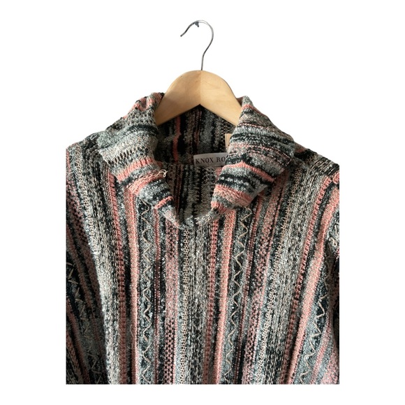 Target Knox Rose Vertical Stripe Knit Turtleneck Sweater Size XXL Boho - Picture 3 of 10